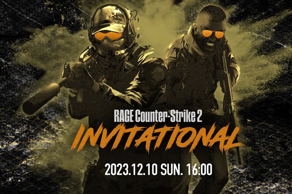 「RAGE Counter-Strike 2 INVITATIONAL」12月10日オンラインで開催！