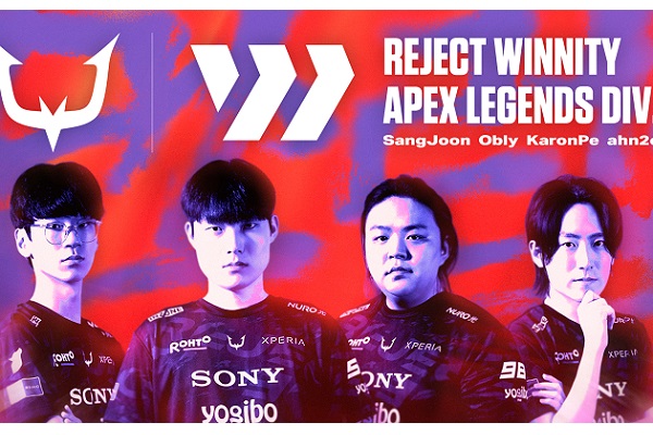 プロチーム「REJECT WINNITY」発足！Apex Legends Global Seriesに参戦
