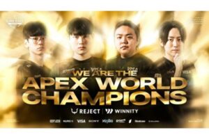 プロeスポーツチームREJECT WINNITYがApex Legends世界大会で優勝！