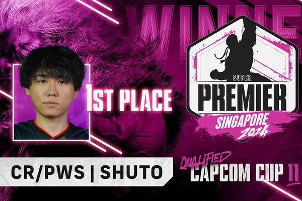 「CAPCOM Pro Tour 2024 SUPER PREMIER SINGAPORE」優勝はShuto選手！