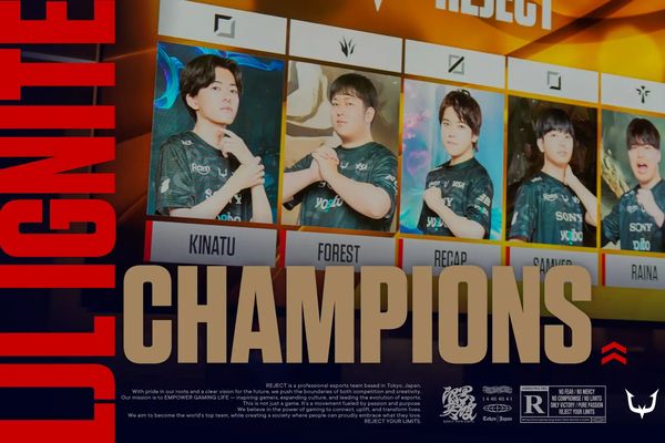 プロチームREJECT「LJL 2025 IGNITE」にて優勝!国内3大会連続制覇を達成