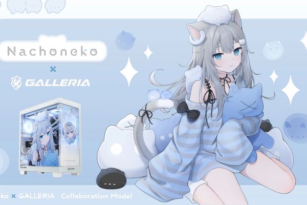 GALLERIAにNachonekoコラボモデルが登場！ガラスのピラーレスケース搭載
