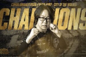 DFMのGO1選手が「COMBO BREAKER 2026」餓狼伝説 CotW部門で優勝！