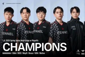 FENNELのLoL部門が「LJL 2026 SPRING SERIES」で優勝!2連覇を達成