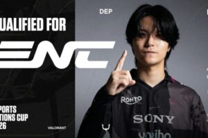 「REJECT」VALORANT部門のDep選手『Esports Nations Cup 2026』本戦に出場へ